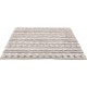 Nowoczesny 100% wełniany dywan ręcznie tkany z Indii taupe 160x230cm Luxor Living Boho Aalborg dwupoziomowy