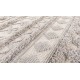 Nowoczesny 100% wełniany dywan ręcznie tkany z Indii taupe 160x230cm Luxor Living Boho Aalborg dwupoziomowy