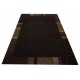 Gęsto tkany wełniany dywan Nepal Omega 200x300cm z jedwabiem brązowy nowoczesny