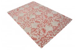 100% wełna gruby dywan z Indii 150x240cm design do salonu kolorowy
