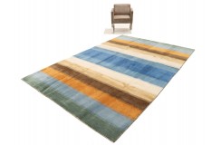 100% wełna gruby dywan handloom z indii kolorowy 200x300cm