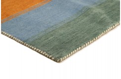 100% wełna gruby dywan handloom z indii kolorowy 200x300cm