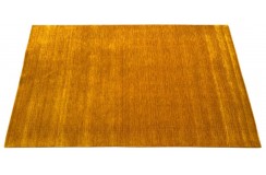 100% wełna gruby dywan handloom z Indii złoty 200x300cm