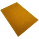 Gładki 100% wełniany dywan Gabbeh Handloom złoty 200x300cm deseń