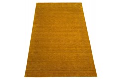 100% wełna gruby dywan handloom z Indii złoty 200x300cm