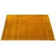 Gładki 100% wełniany dywan Gabbeh Handloom złoty 170x240cm deseń