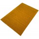 Gładki 100% wełniany dywan Gabbeh Handloom złoty 170x240cm deseń