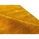 Gładki 100% wełniany dywan Gabbeh Handloom złoty 140x200cm deseń
