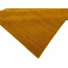 Gładki 100% wełniany dywan Gabbeh Handloom złoty 200x300cm deseń
