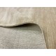 Gładki 100% wełniany dywan Gabbeh Handloom beż 170x240cm bez wzorów