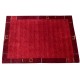 100% wełniany dywan Gabbeh Handloom czerwony 170x240cm geometryczne wzory