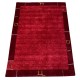 100% wełniany dywan Gabbeh Handloom czerwony 170x240cm geometryczne wzory