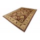 Dywan Ziegler Farahan 100% wełna kamienowana ręcznie tkany luksusowy 280x380 klasyczny brązowy