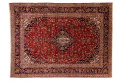 Piękny oryginalny dywan Kashan Ardekan z Iranu z medalionem wełna 300x400cm perski klasyk