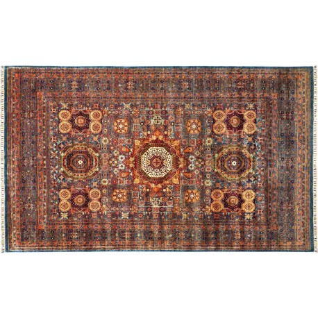 Elegancki wytworny dywan Ziegler Mamluk 100% wełna kamienowana ręcznie tkany 250x350cm