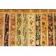 Dywan Ziegler Arijana Shaal Gabbeh 100% wełna kamienowana ręcznie tkany luksusowy 180x260cm kolorowy w pasy