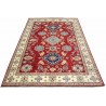 Królewska czerwień dywan Kazak tkany ręcznie przez Nomadów 180x250cm