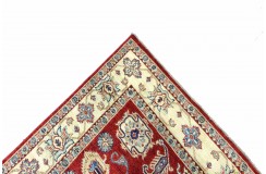Królewska czerwień dywan Kazak tkany ręcznie przez Nomadów 180x250cm