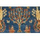 Dywan Ziegler Arijana Shaal motyw drzewa 100% wełna kamienowana ręcznie tkany luksusowy 170x240cm kolorowy niebieski