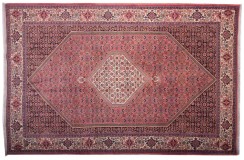 Ekskluzywny gęsty dywan Bidjar Zanjan Iran ok 200x300cm 100% wełna oryginalny ręcznie tkany perski wzór herati