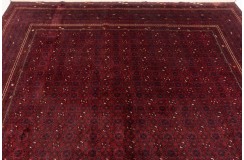 Turkmeński, etniczny wełniany dywan afgański Kunduz 300x400cm gęsty