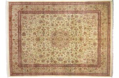 Dywan Ziegler Farahan Isfahan 100% wełna kamienowana ręcznie tkany luksusowy 250x350cm klasyczny beżowy