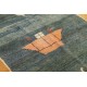 Niezwykły ręcznie gęsto tkany dywan Loribaft Rizbaft Kaszkuli z Iranu 150x200cm
