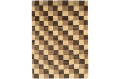 Niezwykły ręcznie gęsto tkany dywan Loribaft Rizbaft Kaszkuli z Iranu 170x250cm