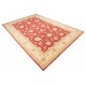 Dywan Ziegler Farahan Chobi 100% wełna kamienowana ręcznie tkany luksusowy 250x350cm klasyczny czerwony