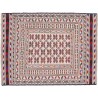 Kolorowy dywan kilim Gol Bardżasta 140x200cm z Afganistanu 100% wełna dwustronny soumak