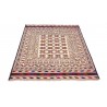 Etniczny kilim szary z Afganistanu dzieło Sumak nomadyczny 150x200cm