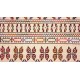 Kolorowy dywan kilim Gol Bardżasta 140x200cm z Afganistanu 100% wełna dwustronny soumak