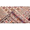Etniczny kilim szary z Afganistanu dzieło Sumak nomadyczny 150x200cm