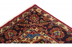 Beżowy oryginalny dywan Kashan (Keszan) z Iranu wełna 140x200cm perski