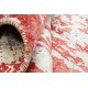 Unikatowy czerwony dywan jedwabny z Indii deseń vintage 170x240cm luksus