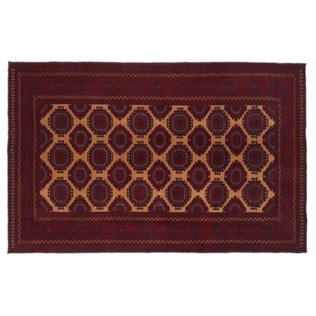 Afgan Buchara oryginalny 100% wełniany dywan z Afganistanu 120x180cm ręcznie tkany