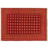 Afgan oryginalny 100% wełniany dywan z Afganistanu 200x300cm ręcznie tkany kilim dwupoziomowy z motywem łopianu