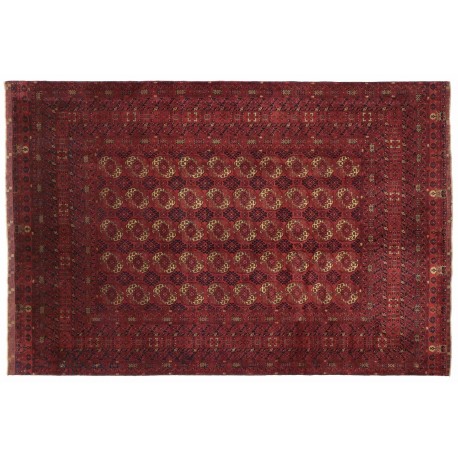 Afgan Buchara gęsto tkany oryginalny 100% wełniany dywan z Afganistanu 200x300cm ręcznie tkany