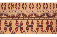 Etniczny kilim szary z Afganistanu dzieło Sumak nomadyczny 120x180cm