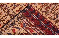 Etniczny kilim szary z Afganistanu dzieło Sumak nomadyczny 120x180cm