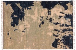 Kolorowy etniczny dywan Berber Beni Ourain z Afganistanu abstrakcyjny do salonu 100% wełniany 170x240cm ręcznie tkany
