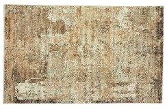 Unikatowy czerwony dywan jedwabny z Indii deseń vintage 160x230cm luksus