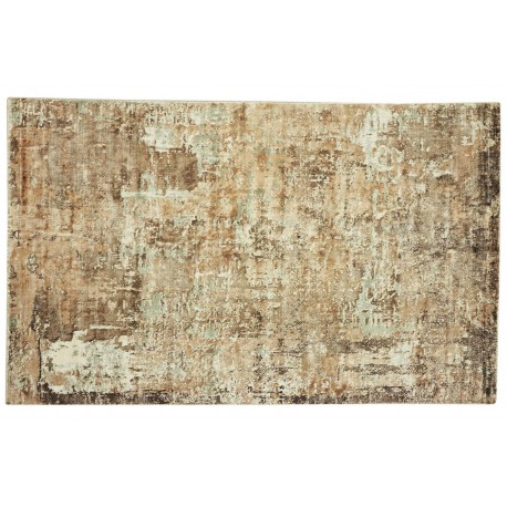 Unikatowy czerwony dywan jedwabny z Indii deseń vintage 160x230cm luksus