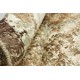 Unikatowy brązowy dywan jedwabny z Indii deseń vintage 160x230cm luksus