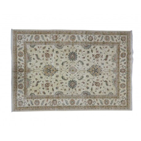 Dywan Ziegler Arijana Classic 100% wełna kamienowana ręcznie tkany luksusowy 200x300cm beżowy ornamenty