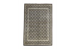 Dywan Ziegler Arijana Classic 100% wełna kamienowana ręcznie tkany luksusowy 270x360cm brązowy ornamenty