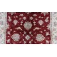 Dywan Ziegler Arijana Classic 100% wełna kamienowana ręcznie tkany luksusowy 170x240cm czerwony ornamenty
