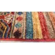 Dywan Ziegler Arijana Shaal 100% wełna kamienowana ręcznie tkany luksusowy chodnik 80x300cm kolorowy w pasy