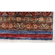 Dywan Ziegler Arijana Shaal 100% wełna kamienowana ręcznie tkany luksusowy 130x190cm czerwonyw pasy