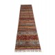 Dywan Ziegler Arijana Shaal 100% wełna kamienowana ręcznie tkany luksusowy chodnik 80x310cm kolorowy w pasy